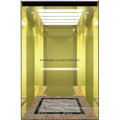 Passenger Elevator Lift Gold Mirror Etching Hl-X-054